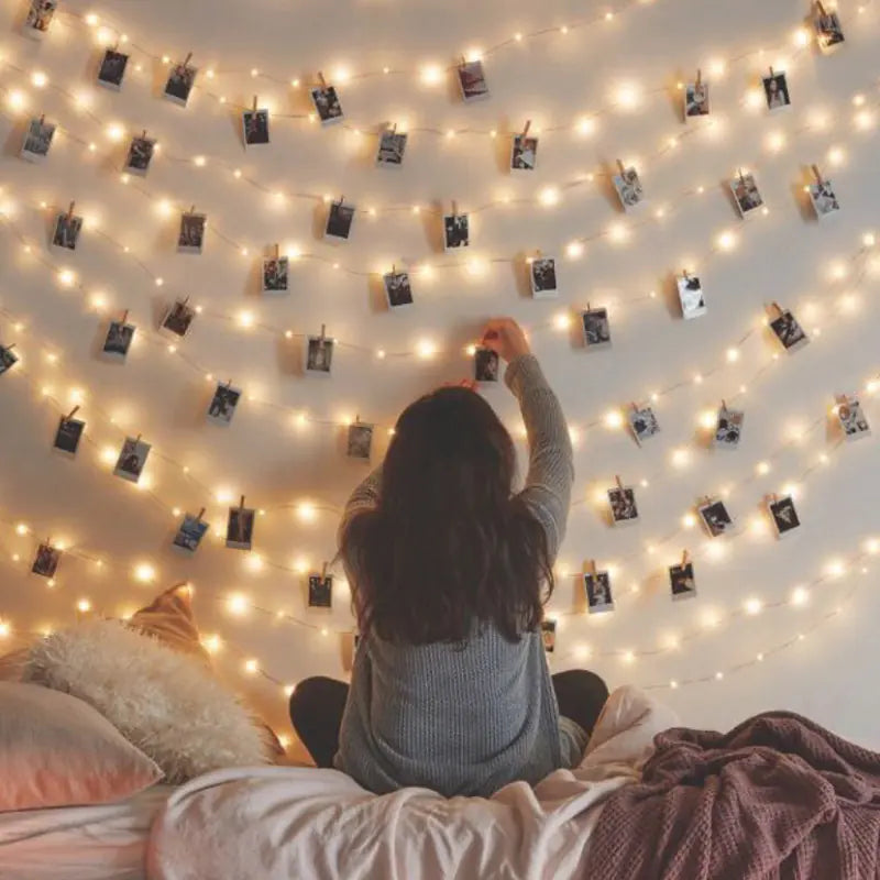 LED rézdrót fényfüzér – lakásdekorációhoz