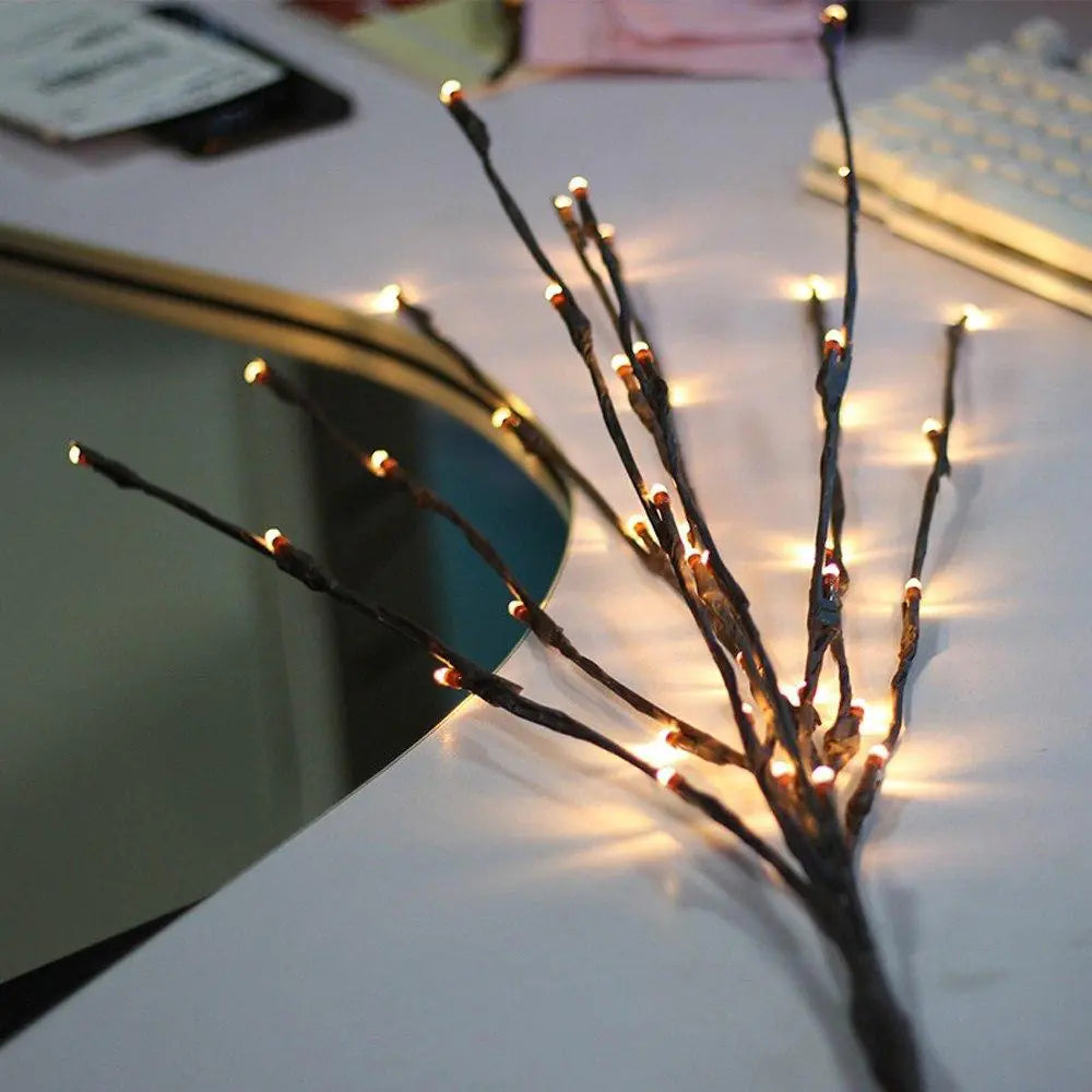 LED világító dekor ág vázához