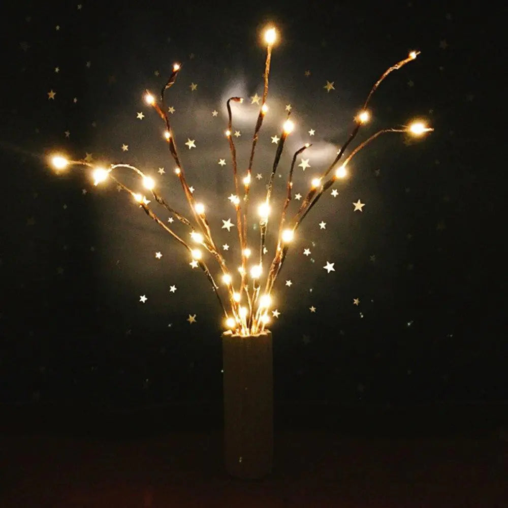 LED világító dekor ág vázához