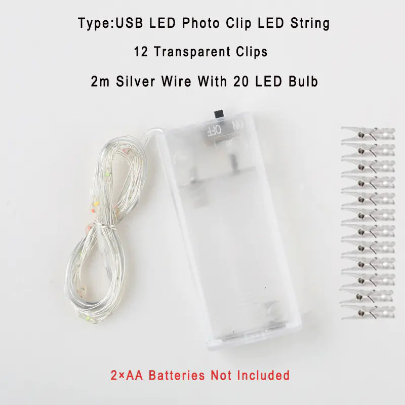 LED rézdrót fényfüzér – lakásdekorációhoz